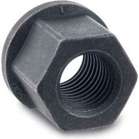 Hexagon Nuts, Steel, with Flange, Blackened, M8, 1/2" Height