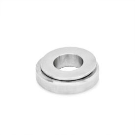 Spherical Leveling Washers, Stainless Steel, Matte, M24, 13/16"T, 3-1/8" Out Dia