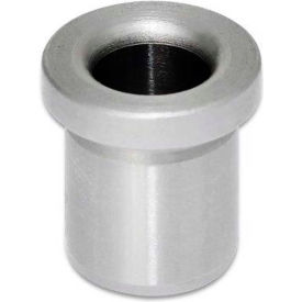 DIN 172 Press-Fit Drill Bushings, Steel, w/ Flange, 5/16" Dia., 5/16"L, 0.17" Hole Dia.