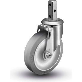 5" Caster with Square Swivel Stem, 2-1/16"H Stem, 325 Lb. Capacity