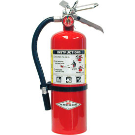 5LB Dry Chemical Fire Extinguisher, Wall Mount, Type A, B, C