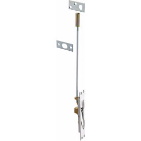 Rockwood Lever Extension Flush Bolt, Satin Chrome