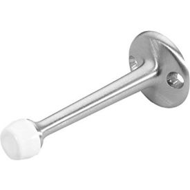 Dome Door Stop, Satin Chrome