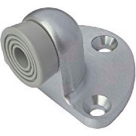 Dome Door Stop, 2-1/4" Dia, Satin Chrome