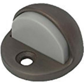 Dome Door Stop Low, 1-1/4"Dia, Satin Chrome