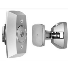 Dome Door Stop Low, 1-7/8" Diameter, Satin Chrome