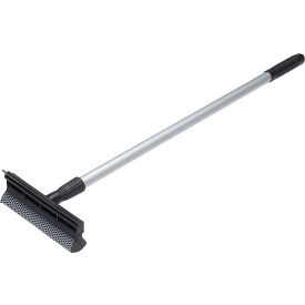 Telescopic Window Washer Sponge/Squeegee with Handle - 27-15/16"L