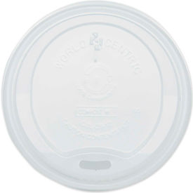 Hot Cup Lids, Fits 10-20 oz Cups, White, 1,000/Carton