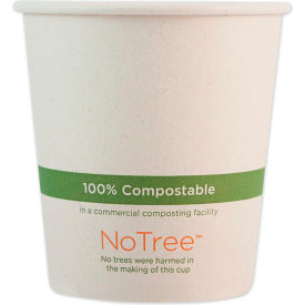NoTree Paper Hot Cups, 10 oz, Natural, 1,000/Carton