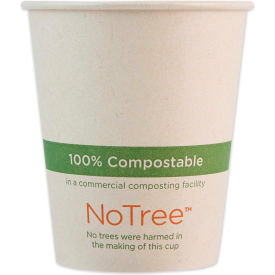 Paper Hot Cups, 6 oz, Natural, 1,000/Carton