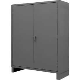 HD Combination Cabinet with 5 Shelves, 12 Gauge, 48"W x 24"D x 78"H, Gray