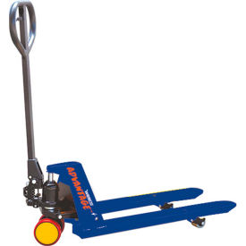 Advantage Narrow Manual Pallet Jack, 1100 lb. Capacity, 15"W x 31-1/2"L Forks