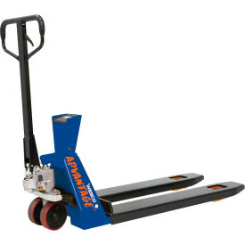 Advantage Pro Max Manual Pallet Jack Scale Truck, 4400 lb. Capacity, 27"W x 45"L Forks