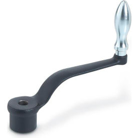 Off-Set Crank Handles, Cast Iron, Fixed Handle, Square Bore - 22mm, 3.94"H Handle