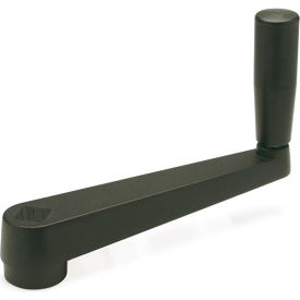 Crank Handles, Aluminum, Revolving Handle, Through Square Bore - 5/8", 4.92" Long