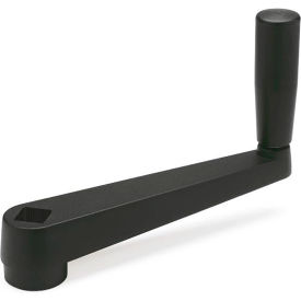 Crank Handles, Zinc Die-Cast, Revolving Handle, Thru Square Bore - 3/8", 2.52"L