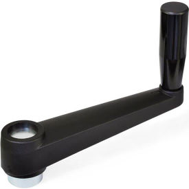 Crank Handles, Nylon Plastic, Revolving Handle, Pilot Hole - 4mm, M8 Handle, 3.94"L