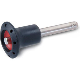 Heavy Duty Ball Lock Pins, Plastic Grip, Stainless Steel Shank, 0.24" Pin Diameter, 0.98" Pin Length