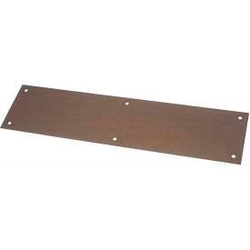 Push Plate, 4"L x 16"H, Oxidized Satin Bronze