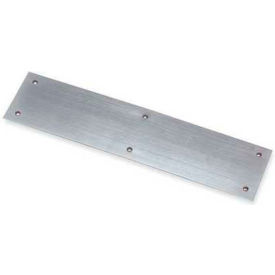 Push Plate, 4"L x 16"H, Satin Aluminum