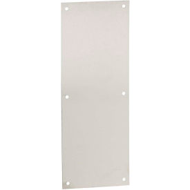 Push Plate, 6"L x 16"H, Satin Stainless Steel
