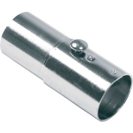 Hose Adaptor, Straight Connector, Galvanized Steel