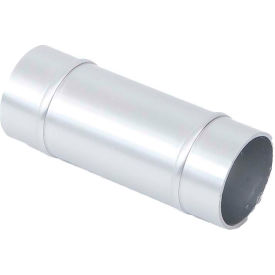 Hose Adaptor, 50mm Straight Connector, Galvanized Steel