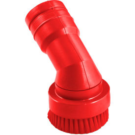 Delfin Round Brush, 7"L, Red