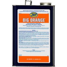 Big Orange Liquid Citrus Solvent Degreaser, Gallon Bottle, 4 Bottles/Case