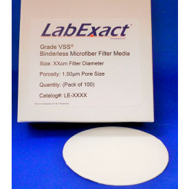 Volatile Suspended Solids Filter 0.43 mm Thick, 9.0 cm Diameter, 1.5 micron, 100 Pack