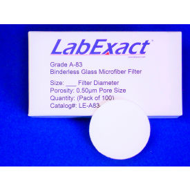 Grade A-83 Nano-Scale Binderless Glass Fiber Filter 9.0 cm Dia., 0.5 um, 100 PK