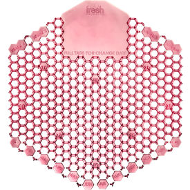 Wave 3D Urinal Deodorizer Screen, Red, Spiced Apple Fragrance, 10 Screens/Box