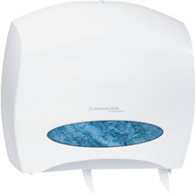 JRT Jr. Escort Jumbo Roll Bath Tissue Dispenser - Pearl White