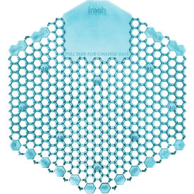 Wave 3D Urinal Deodorizer Screen, Blue, Ocean Mist Fragrance, 10 Screens/Box