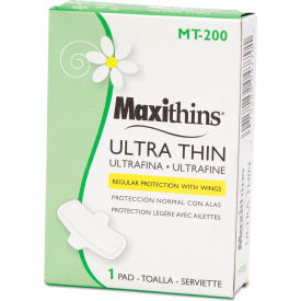 Maxithins Vended Ultra-Thin Pads, 200/Carton