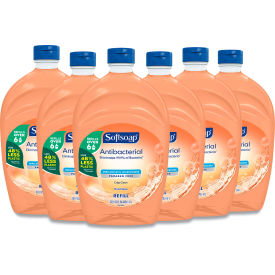 Antibacterial Liquid Hand Soap Refills, Fresh, 50 oz., Orange, 6/Case
