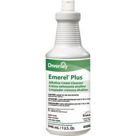 Emerel Plus Cream Cleanser, Odorless, 32 oz. Squeeze Bottle, 12/Case