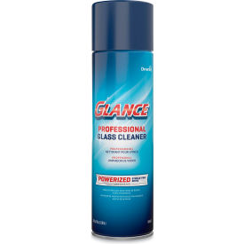 Glance Powerized Glass and Surface Cleaner, Ammonia Scent, 19 oz. Aerosol, 12/Case