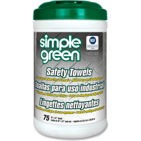 Multi-Purpose Safety Cleaning Towels, 75 Wipes/Can, 6 Cans/Case