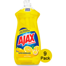 Dish Detergent, Lemon Scent, 28 oz. Bottle, 9 Bottles/Case