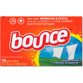 Fabric Softener Sheets, Outdoor Fresh, 15 Sheets/Box, 15 Box/Case