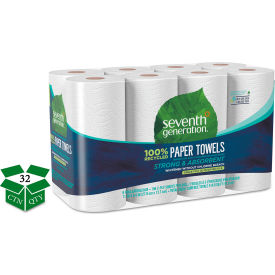 100% Recycled Paper Towel Rolls, 2-Ply, 11" x 5.4", 156 Towels/RL, 32RL/CT