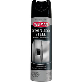 Stainless Steel Cleaner and Polish, 17 oz. Aerosol, 6 Cans/Case