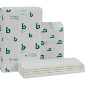 Structured Multifold Towels, 1-Ply, 9" x 9.5", White, 250/Pack, 16 Packs/Case