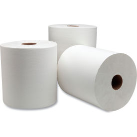 Advanced Hardwound Roll Towel, 7.88" x 1000 ft, White, 6 Rolls/Case