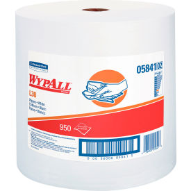 L30 Towels, 12-2/5" x 13-3/10" Wipe, White, 950 Wipes/Roll