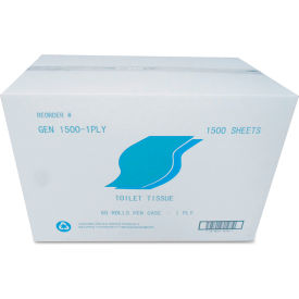 Small Roll Bath Tissue, Septic Safe, 1-Ply, White, 1,500 Sheets/Roll, 60 Rolls/Case