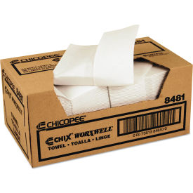 Durawipe Shop Towels, 13" x 15", Z Fold, White, 100 Towels/Case