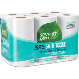 100% Recycled Bathroom Tissue, Septic Safe, 240 Sheets/Roll, 12/Pack