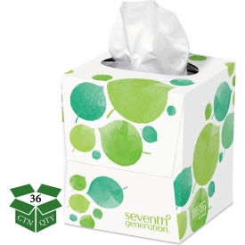 100% Recycled Facial Tissue, 2-Ply, 85 Sheets/Box, 36 Boxes/Case